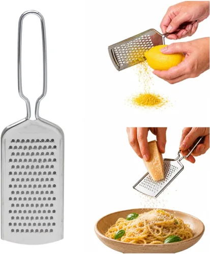 Miniatura 11 de HIC Kitchen Mini rallador de ajo, acero inoxidable, juego de 2