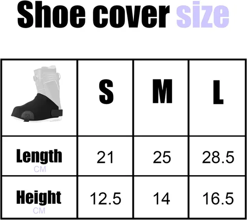 Miniatura 2 de Qchengsan Fundas para botas, cubierta para botas de esquí, fundas de zapatos para nieve, mantiene los calentadores de pies y calentadores, regalos