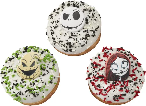 Miniatura 13 de DecoPac Anillos de The Nightmare Before Christmas, decoraciones de cupcakes con Jack, Sally y Oogie Boogie, paquete de 24