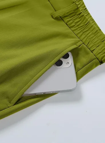 Miniatura 8 de JMIERR Pantalones de golf para hombre, elásticos, ajustados, para correr, viajes, trabajo, pantalones de vestir chinos para hombre