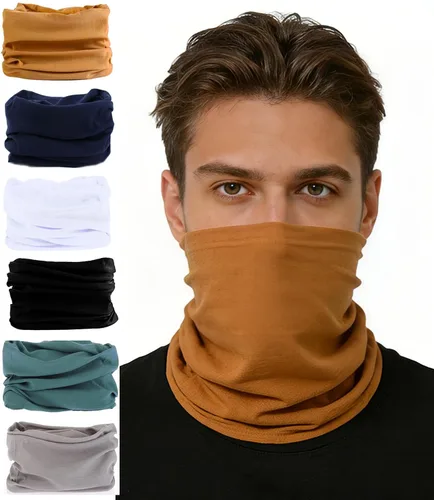 Miniatura 8 de KINREE 6 unidades de protección UV de verano multifunción diadema cuello polaina cabeza cabeza máscara máscara mágica bufanda bandana
