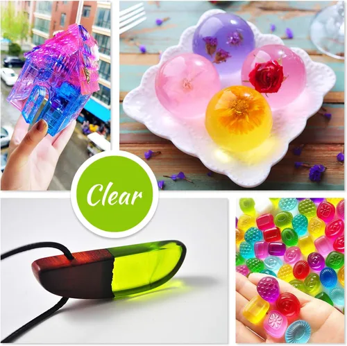 Miniatura 4 de Pigmento de resina epoxi – 18 colores epoxi resina UV tinte líquido transparente para colorear con pegamento UV, fabricación de joyas de bricolaje