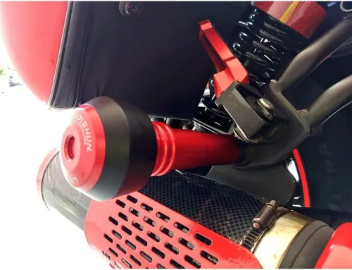 Miniatura 4 de Marco deslizante de escape de motocicleta Protector de choque deslizante compatible con Suzuki Gixxer 250/SF250/150 GSX250R DL250 GW250 V-Strom250