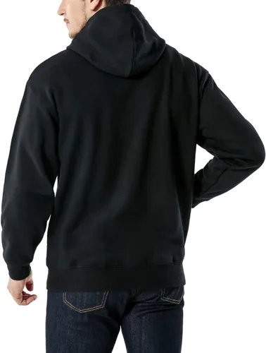 Miniatura 2 de TSLA - Sudadera con capucha deportiva de alto rendimiento de vellón para hombre, mezcla de algodón