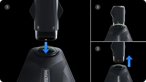 Miniatura 3 de Insta360 Kit completo de lentes de repuesto X4 Air con 2 lentes reemplazables oficiales para Insta360 X4 Air, además de herramientas