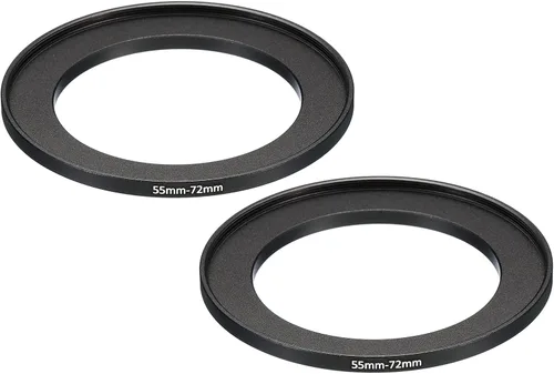 Miniatura 40 de PATIKIL Anillo elevador de metal de 1.594 in-1.693 in, paquete de 2 anillos adaptadores de filtro de lente de cámara, anillo adaptador de filtro