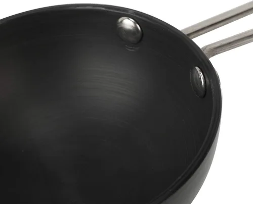 Miniatura 6 de Vinod Sartén anodizada dura Tadka (grande), 0.128 in de espesor