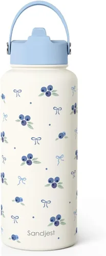 Miniatura 9 de Regalos cristianos para mujeres, botella de agua inspiradora de acero inoxidable de 32 onzas con aislamiento con tapa, regalos religiosos para mamá