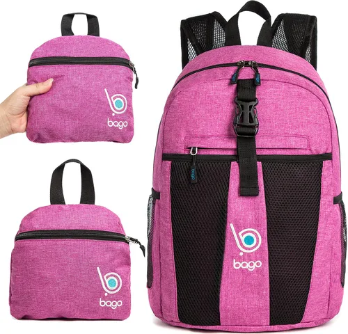 Miniatura 2 de bago Mochila ligera para senderismo para mujeres y hombres - Paquete de viaje de 25 litros - Mochila plegable de senderismo ultraligera para acampar