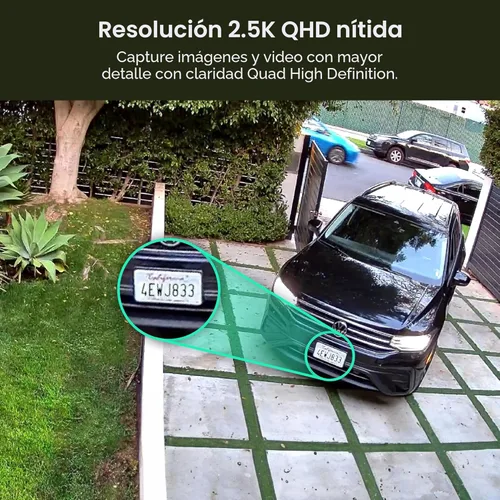 Miniatura 3 de WYZE Cam v4 (Modelo más reciente), Cámara de Seguridad AI de 2.5K, Cámaras para Interior/Exterior para Seguridad del Hogar, Monitor para Bebés
