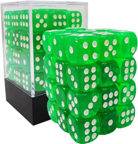 Miniatura 12 de Bescon 0.472 in 6 lados dados 36 en cubo, 0.472 in seis caras Die (36) bloque de dados, efecto Géminis en todos los colores surtidos de flores