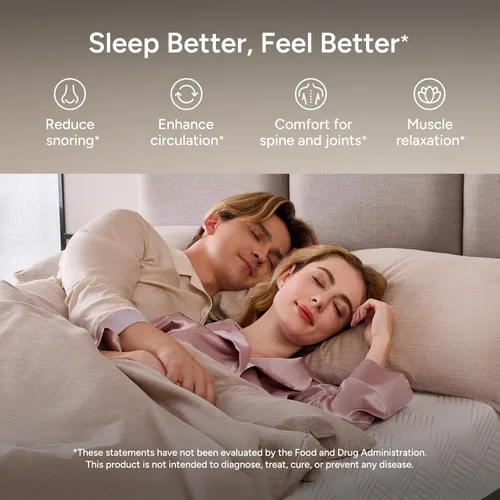 Miniatura 7 de SFE - Base de cama ajustable individual XL con colchón, espuma viscoelástica híbrida de 12 pulgadas, espacio libre, control remoto inalámbrico