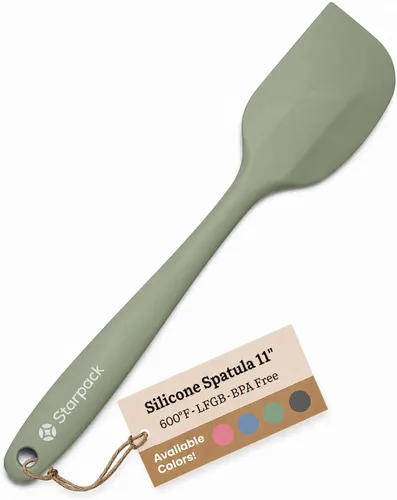 Miniatura 12 de Starpack - Espátula de silicona 'Scrape & Stir' (8 pulgadas) – Juego de espátulas resistentes al calor 600°F – Espátulas de cocina de grado