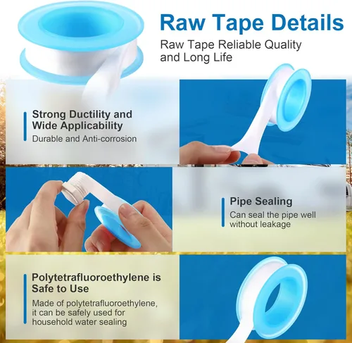 Miniatura 4 de Frienda 6 piezas tapones de drenaje para calentador de agua caliente de RV con cinta, tapón de drenaje NPT de 1/2 pulgada, tapón de drenaje