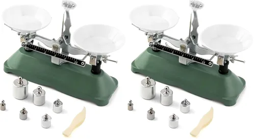 Miniatura 9 de QWORK Balanza de Equilibrio, 200g / 0.2g, Mini Balanza de Haz Triple de Laboratorio para Herramienta Didáctica