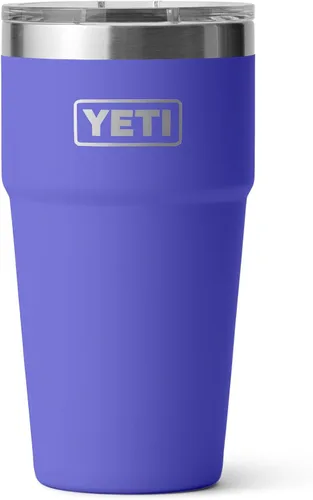 Miniatura 16 de YETI Rambler - Vaso apilable de 20 onzas, acero inoxidable, aislado al vacío con tapa MagSlider Verde mar