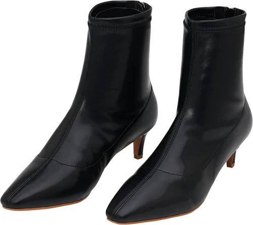 Miniatura 2 de CParavano Botines para mujer Botas de tacón alto Botines de tobillo para mujer Botas de tacón para mujer Botines para mujer Botas puntiagudas