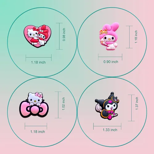 Miniatura 3 de 35 dijes de cocodrilo para decoración de sandalias de zapatos kawaii para niñas, mujeres, adolescentes, adultos, recuerdos de fiesta, Metal