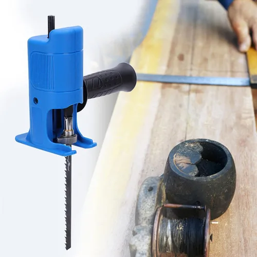 Miniatura 2 de Accesorio de sierra recíproca para taladro eléctrico, adaptador de sierras alternativas eléctricas portátiles para cortar madera, plástico y metal