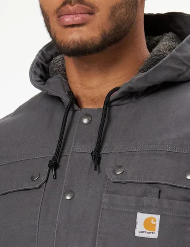 Miniatura 2 de Carhartt - Chaqueta con forro de sherpa prelavado y ajuste suelto para hombre