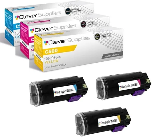 Miniatura 97 de CS compatible Xerox Phaser 6510/WorkCentre 6515 (106r03480) 2 cartuchos de tóner negro para Phaser 6510, WorkCentre 6515 2 negro