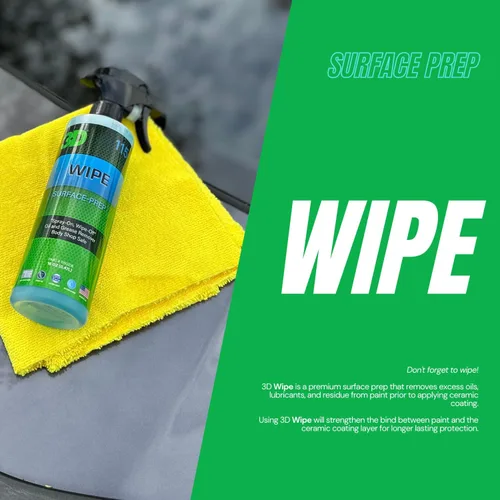Miniatura 2 de 3D Wipe Preparación de Superficie para Revestimiento Cerámico - Elimina Aceites y Lubricantes Excesivos de Pintura y Vidrio Antes de la Aplicación