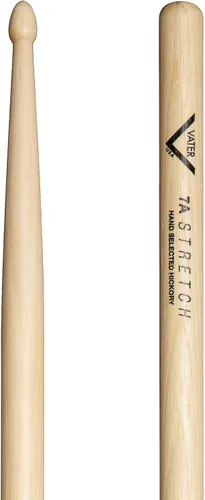 Vater Baquetas de Hickory 7A Stretch con Punta de Bellota, Par Pequeño
