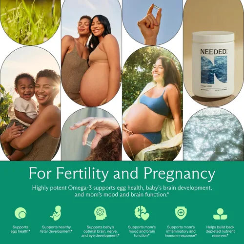 Miniatura 4 de Omega-3 Pro prenatal - Dosis de alta potencia de aceite de pescado de origen sostenible, 1000 mg de DHA, 1000 mg de EPA, envuelto en una cáscara
