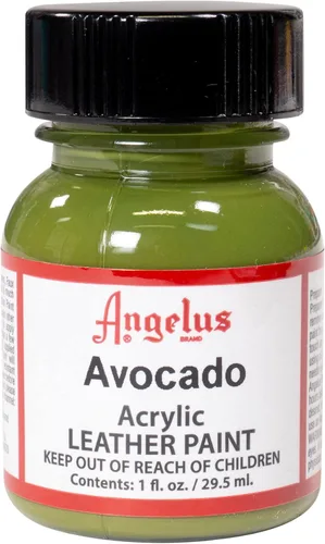 Miniatura 78 de Angelus - Pintura acrílica para cuero, 4 Fl Oz, color blanco - Pintura para cuero profesional flexible, resistente a grietas, arañazos