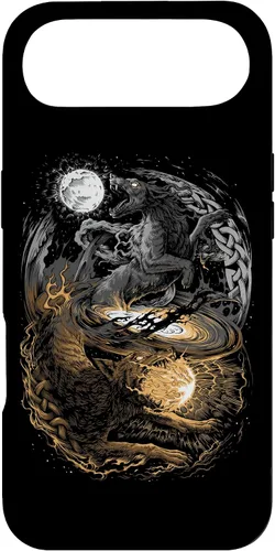 Miniatura 26 de Funda para iPhone 11 Viking Wolf Norse Mythology Pagan Ragnarok Wolves