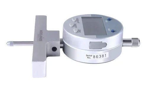 Miniatura 8 de Accusize Industrial Tools - Medidor de profundidad digital electrónico de 0-55.9 cm, en pulgadas/métrico/fraccional, con 2 puntos extra