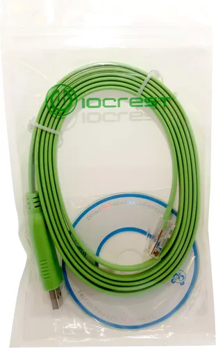 Miniatura 8 de USB 2.0 a RJ45 RS232 Cisco Consola Routers Switches Servers Cable FTDI 1.8M SI-ADA24048