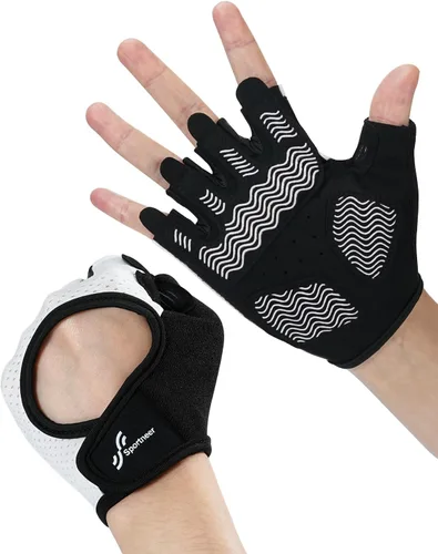 Miniatura 8 de Sportneer Workout Gloves for Men & Women, Full Palm Protection Breathable Exercise Gloves w/Curved Open Back, Lightweight Fitness Gloves for Pull