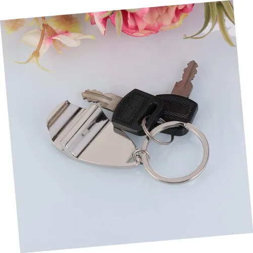 Miniatura 4 de UPKOCH 3 piezas de abrelatas llavero para hombres, llavero de coche para hombres, llavero de cerveza, llavero de vino de metal plateado para hombre
