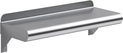 Miniatura 17 de AmGood Estante de pared de acero inoxidable de 24 pulgadas de largo x 8 pulgadas de profundidad Certificado NSF Estantería de metal