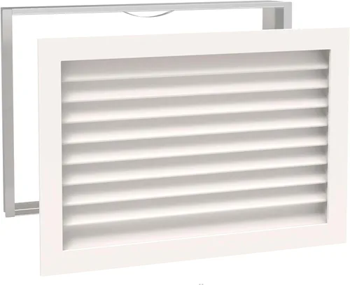 Miniatura 12 de Worth Home Products - Rejilla de retorno vertical de AC de 10 pulgadas de ancho x 20 pulgadas de alto x 3 pulgadas de profundidad para paredes