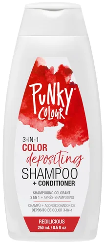Punky - Shampoo 3 en 1 depositante de color y acondicionador Redilicioso