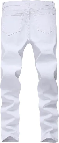 Miniatura 2 de Pantalón de jean elastizado, ajustado, moderno, para hombre.