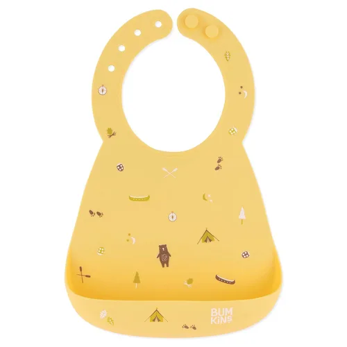 Miniatura 9 de Bumkins Baberos, bolsillo de silicona para bebés, babero para niña o niño, para 6-24 meses hasta niños pequeños, esencial imprescindible para comer