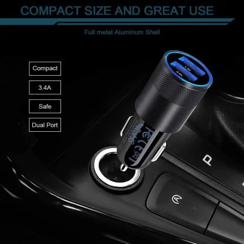 Miniatura 5 de Cargador de coche USB tipo C para Samsung Galaxy S21+ S21 Ultra 5G S20 FE S20+ S10 Plus Note20 A52 A51 A71 A72 A10e, Google Pixel 5 4a, adaptador