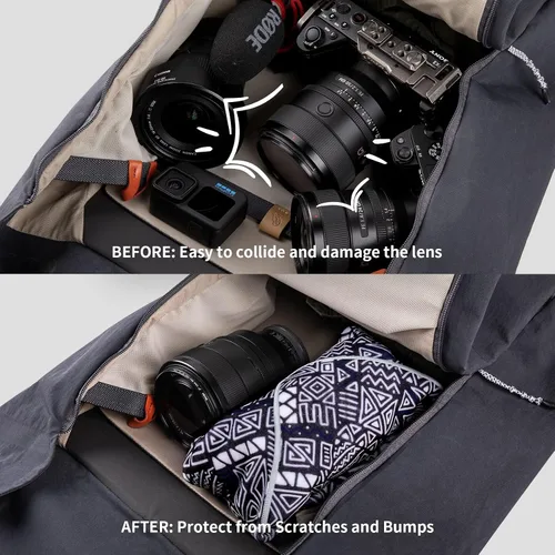 Miniatura 2 de PGYTECH Funda Protectora, Envoltura de Lente Antiarañazos, Protector de Lente, Paño Autoadhesivo Mágico Protector de Cámara para DSLR/Lente
