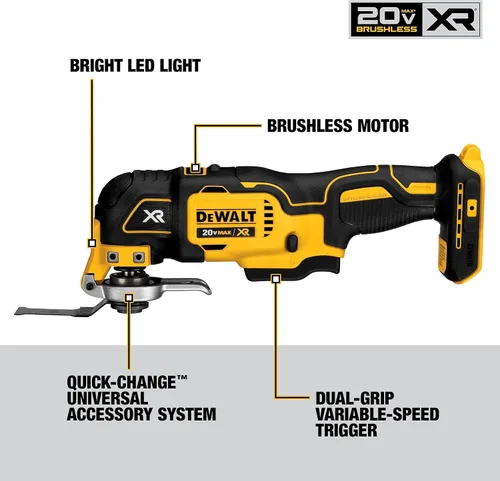 Miniatura 4 de DEWALT - Kit combinado de herramientas eléctricas de 20 V MAX, 10 herramientas inalámbricas, juego de herramientas eléctricas, 2 baterías, cargador