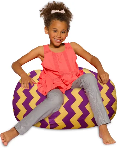 Miniatura 25 de Posh Beanbags - Sillón puff Azul Rey Sólido