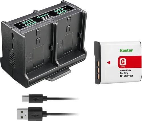 Miniatura 11 de Kastar Cargador de batería cuádruple compatible con cámara Sony DSC-H3, DSC-H7, DSC-H9, DSC-H10, DSC-H20, DSC-H50, DSC-H55, DSC-H70, DSC-H90