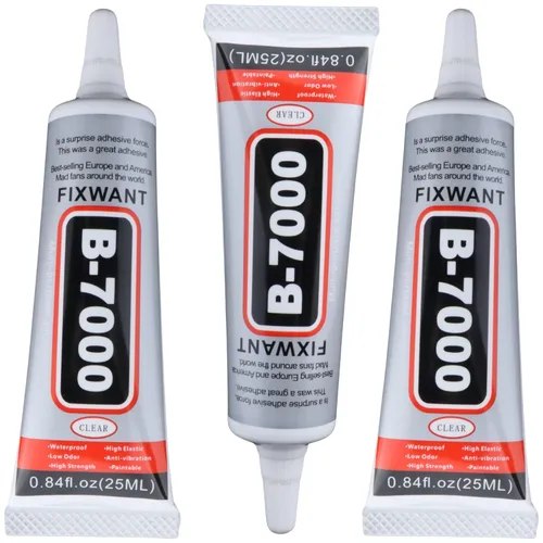 Miniatura 10 de B-7000 Pegamento Transparente para Manualidades de Diamantes de Imitación, Ropa, Zapatos, Tela, B7000 Pegamentos de Alta Viscosidad para Reparación