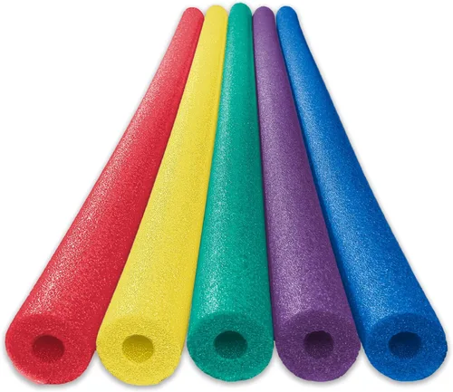 Oodles of Noodles Fideos de natación de espuma para piscina, paquete de 5 Multicolor