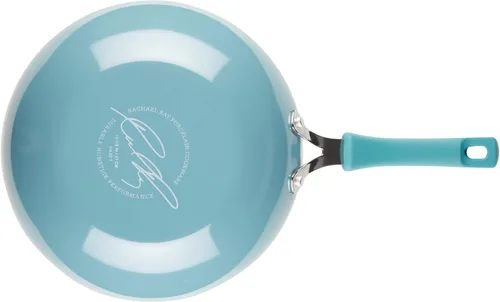 Miniatura 10 de Rachael Ray Sartén antiadherente Cook + Create de 10.5 pulgadas, color azul agave