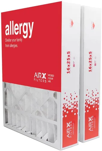 AIRx Filters Filtro de aire para horno de CA MERV 11 HVAC de 16 x 25 x 5 pulgadas, repuesto compatible con Bryant Carrier CARF8250606 FILBBCAR0016,