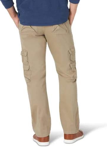 Miniatura 3 de Wrangler Authentics - Pantalón cargo de pierna recta y ajuste holgado para hombre