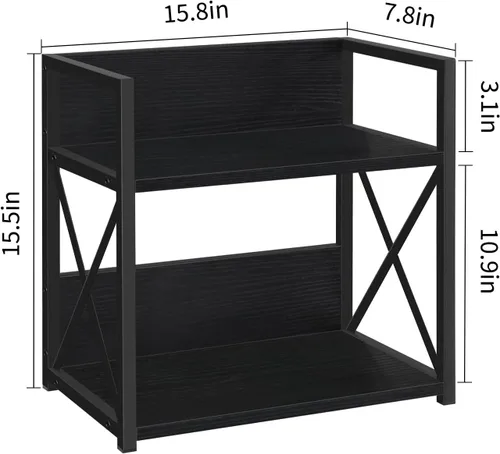 Miniatura 3 de YINMIT Organizador de Estante de Encimera, Accesorios para Barra de Café, Estante para Especias, Estante de Café para Encimera, Estación